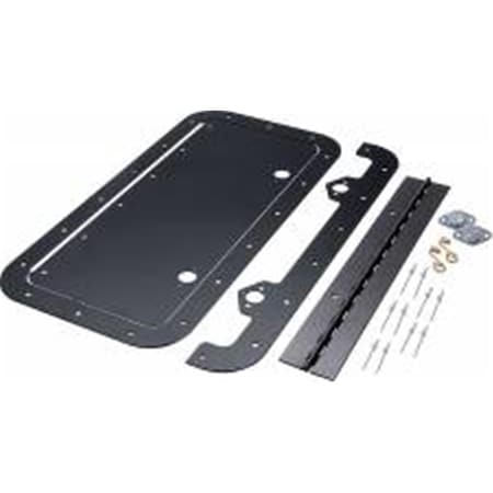 Allstar Performance 6 x 14 in. Access Panel Kit; Black ALL18542